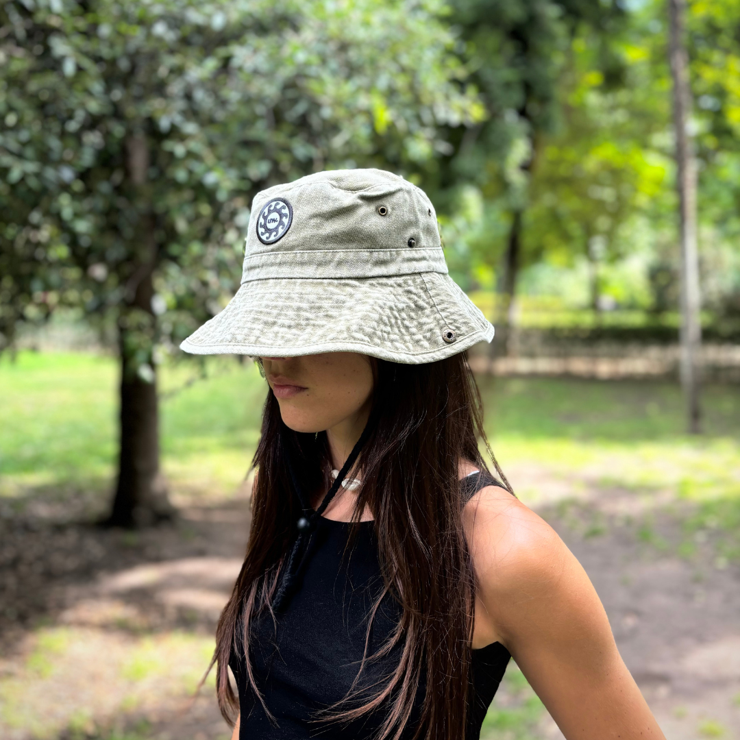 Sombrero Australiano Retro Green Washed